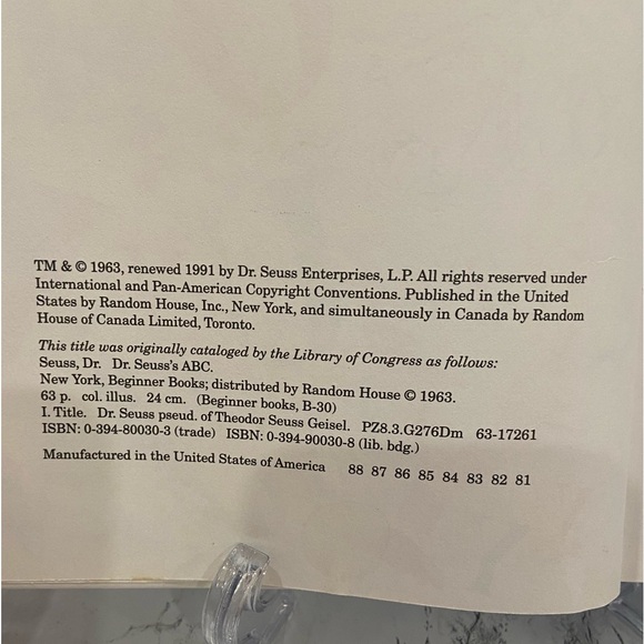 *Vintage* Dr. Seuss’s ABC Educational Book - Picture 4 of 7